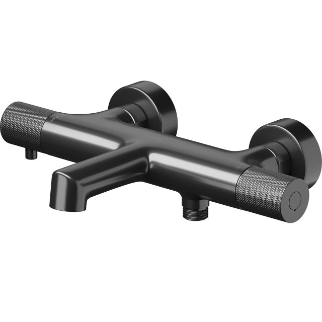 CERSANIT Bateria wannowo-prysznicowa ścienna ZEN termostatyczna gun m