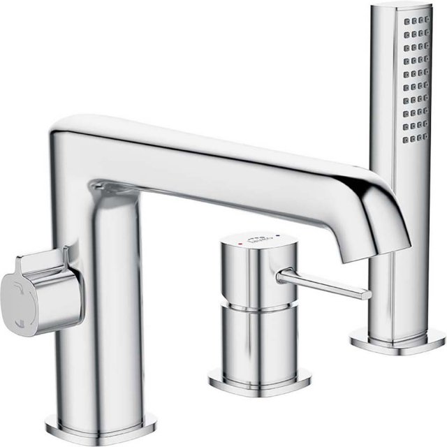 LAVEO Bateria nawannowa POLA 3-otworowa chrom BAP_013D