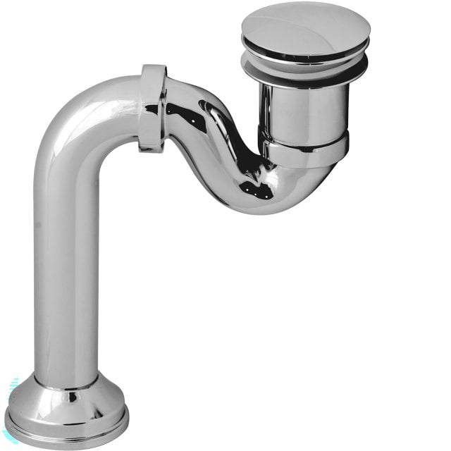 OMNIRES Syfon wannowy ozdobny chrom połysk SYOM-W10CR