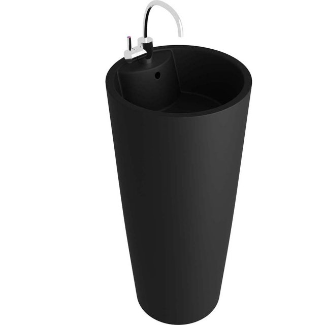 LAVITA Umywalka wolnostojąca UVAS BLACK 40