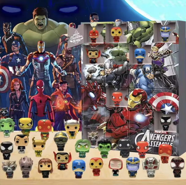 Kalendarz Adwentowy dla Dzieci z Motywem Avengers