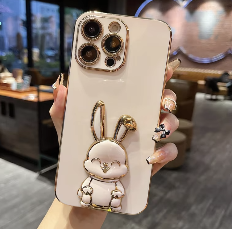 Etui na iPhone ozdobny króliczek 012