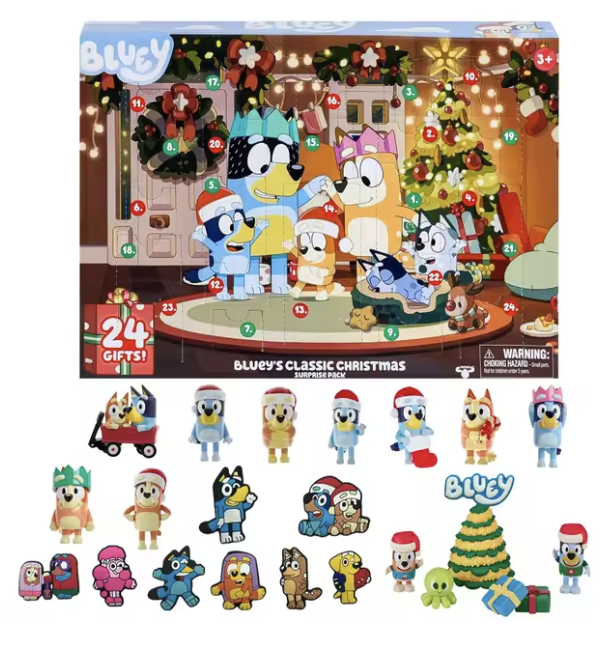 Kalendarz adwentowy Bluey Rodzinka