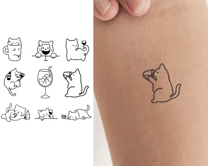 Tatuaże Kotki Imprezowe 208