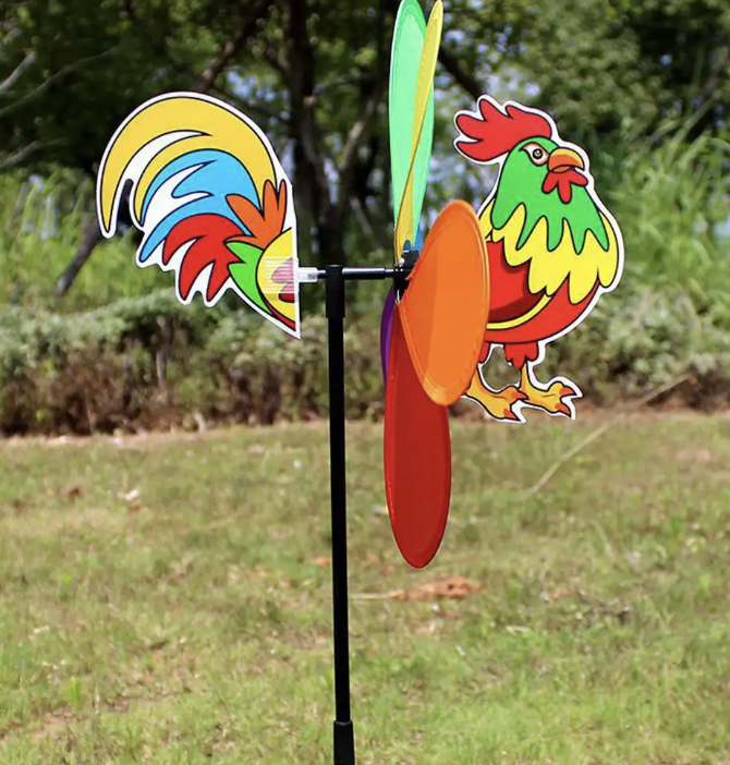 Ozdoba do ogrodu Wiatraczek Kolorowy