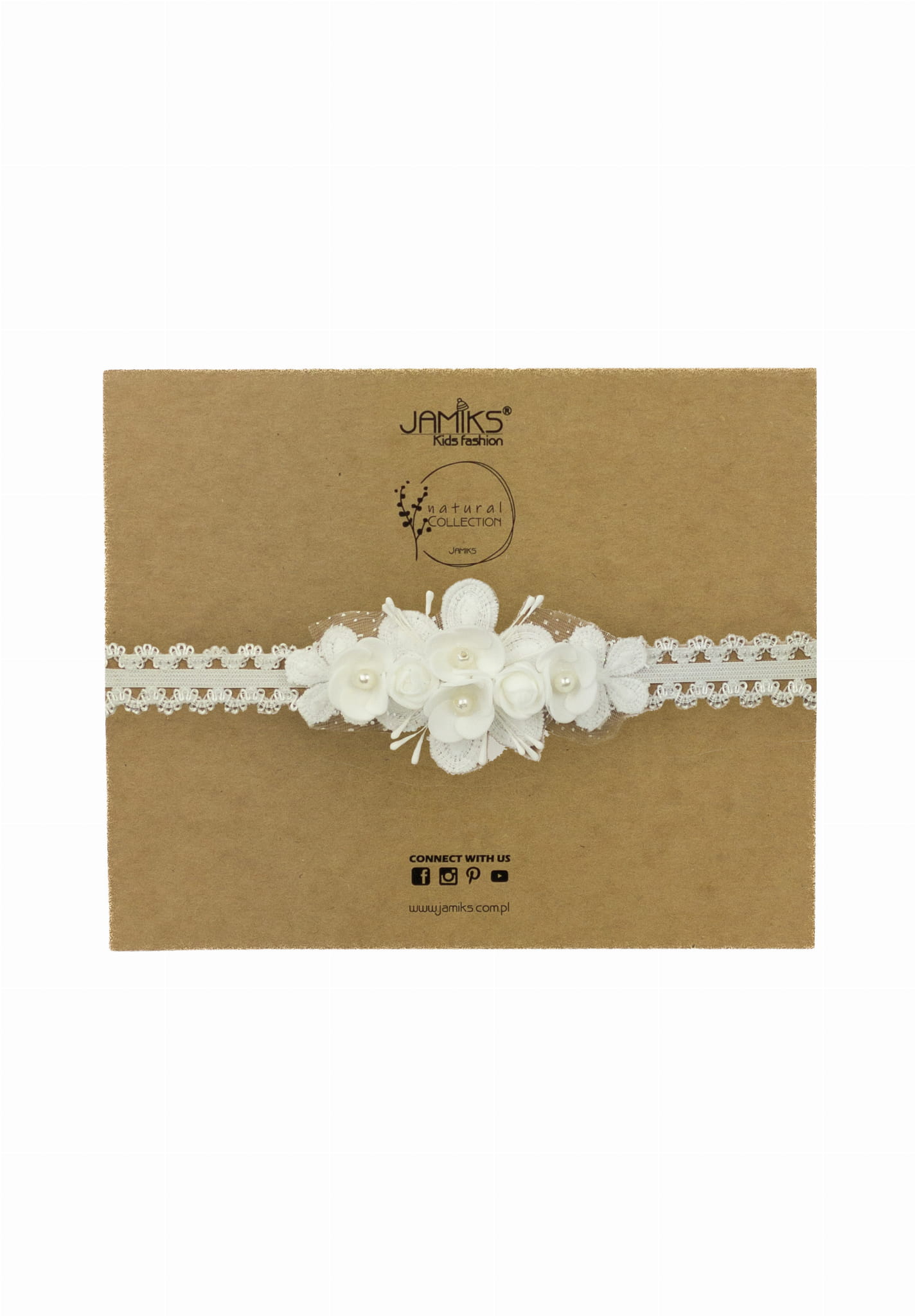 Opaska na głowę do chrztu Filona