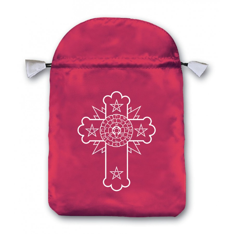 Woreczek satynowy Różokrzyż