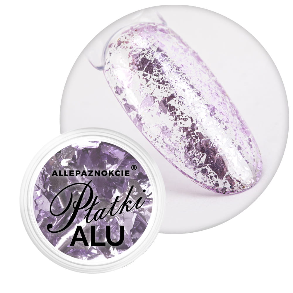 Pyłek do paznokci metaliczne Płatki Alu Allepaznokcie 0,2 g Nr 16