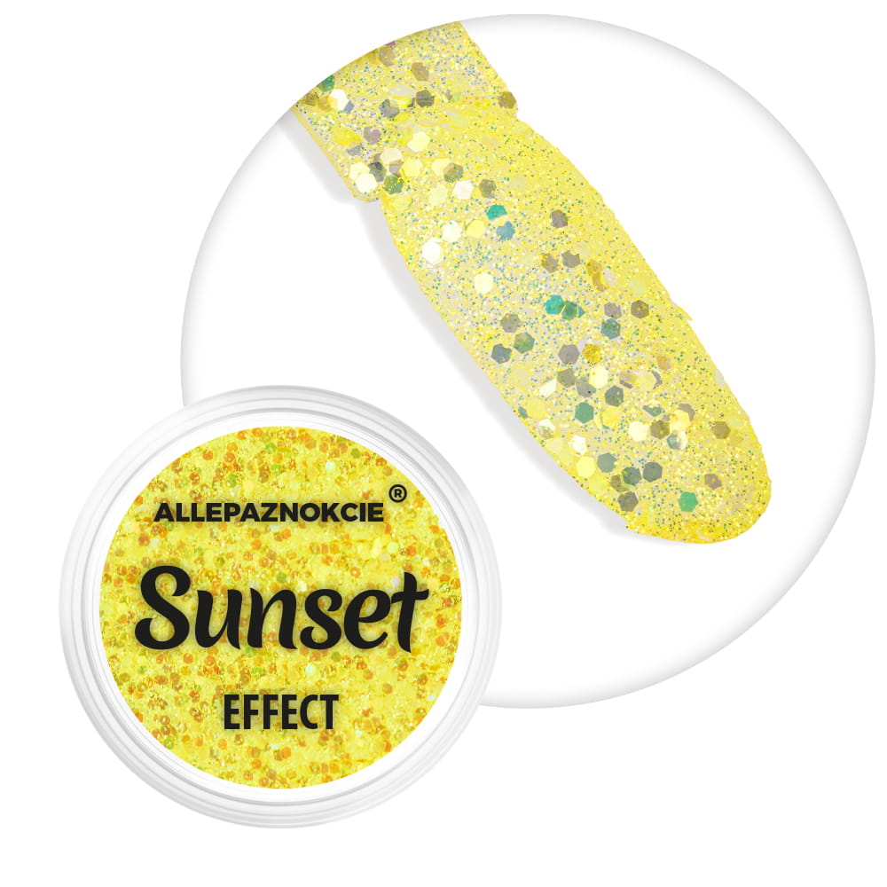 Pyłek do paznokci Sunset Effect Allepaznokcie 1 g Nr 03