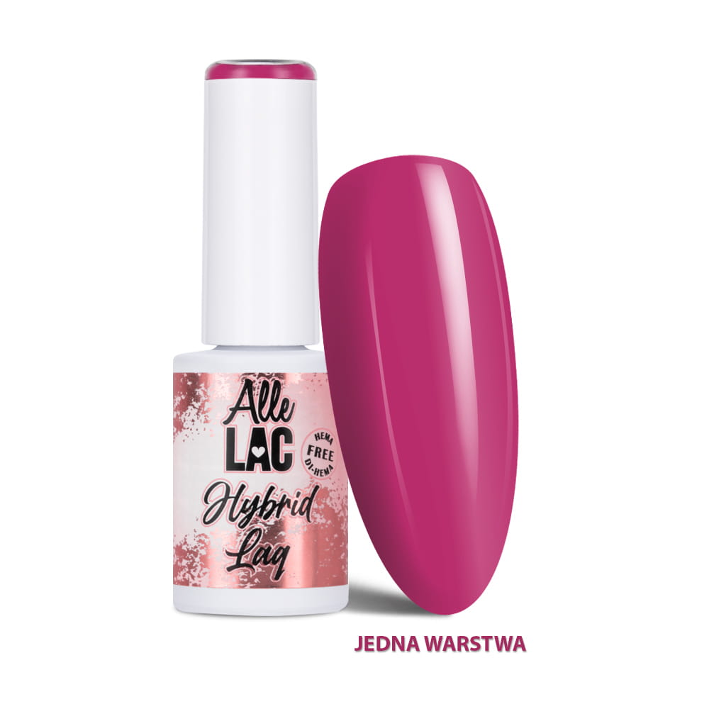 Lakier hybrydowy LED/UV Gel Polish Pinks Wild Berry AlleLac HEMA/Di-HEMA Free 6g