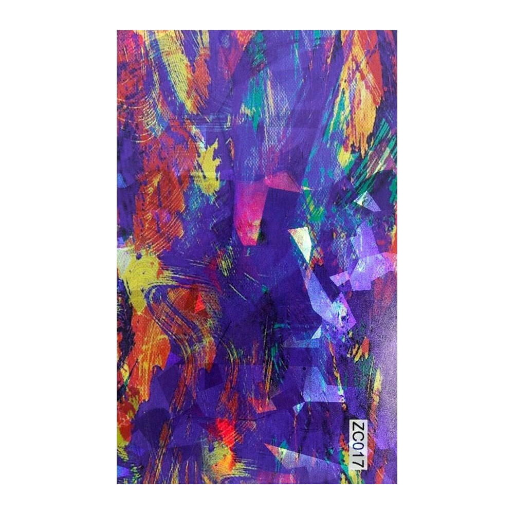 Naklejka do paznokci samoprzylepna Laser effect arkusz 8cm x 5cm Nr 235