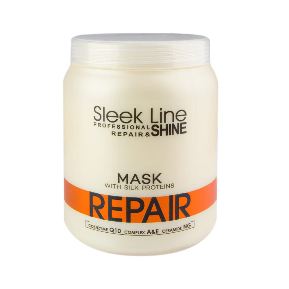 Maska do włosów z jedwabiem Stapiz Sleek Line Repair 1000 ml