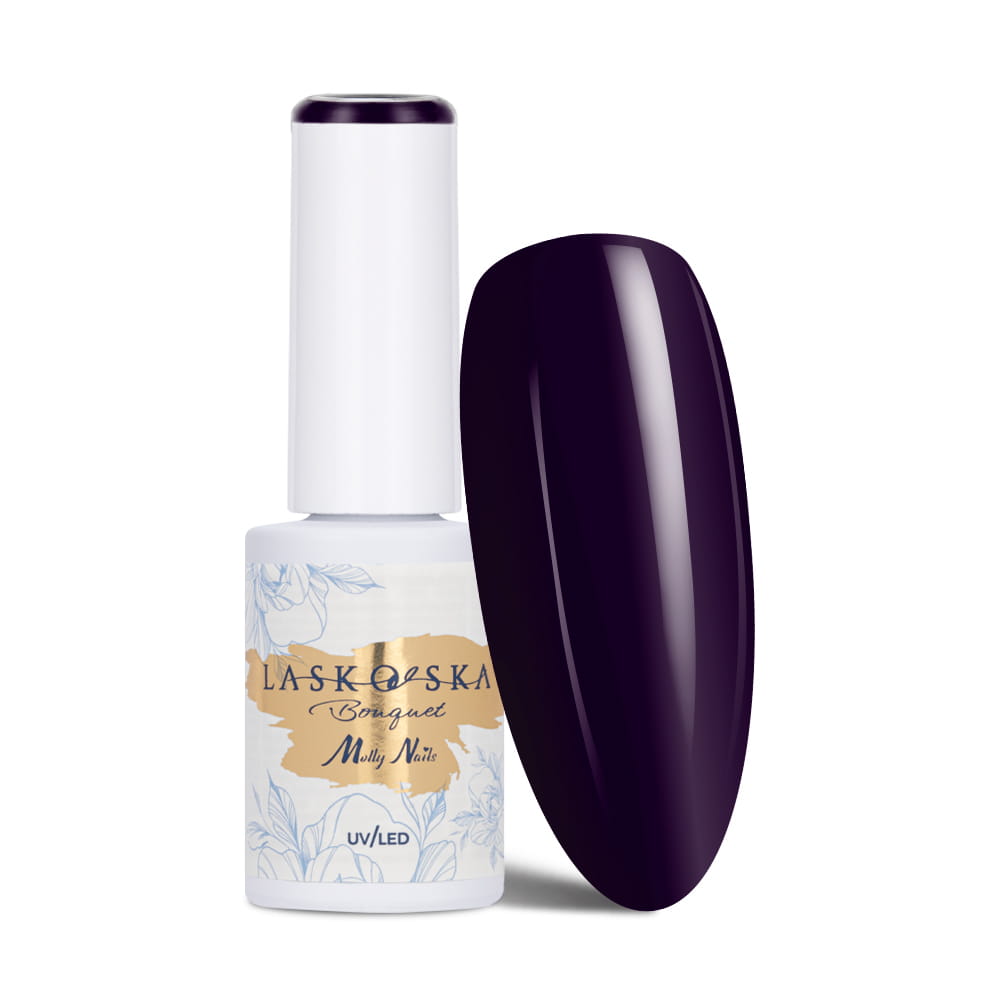 Lakier hybrydowy LED/UV Gel Polish Molly Nails @Bouquet by Laskovska Iris HEMA/Di-HEMA Free 7g