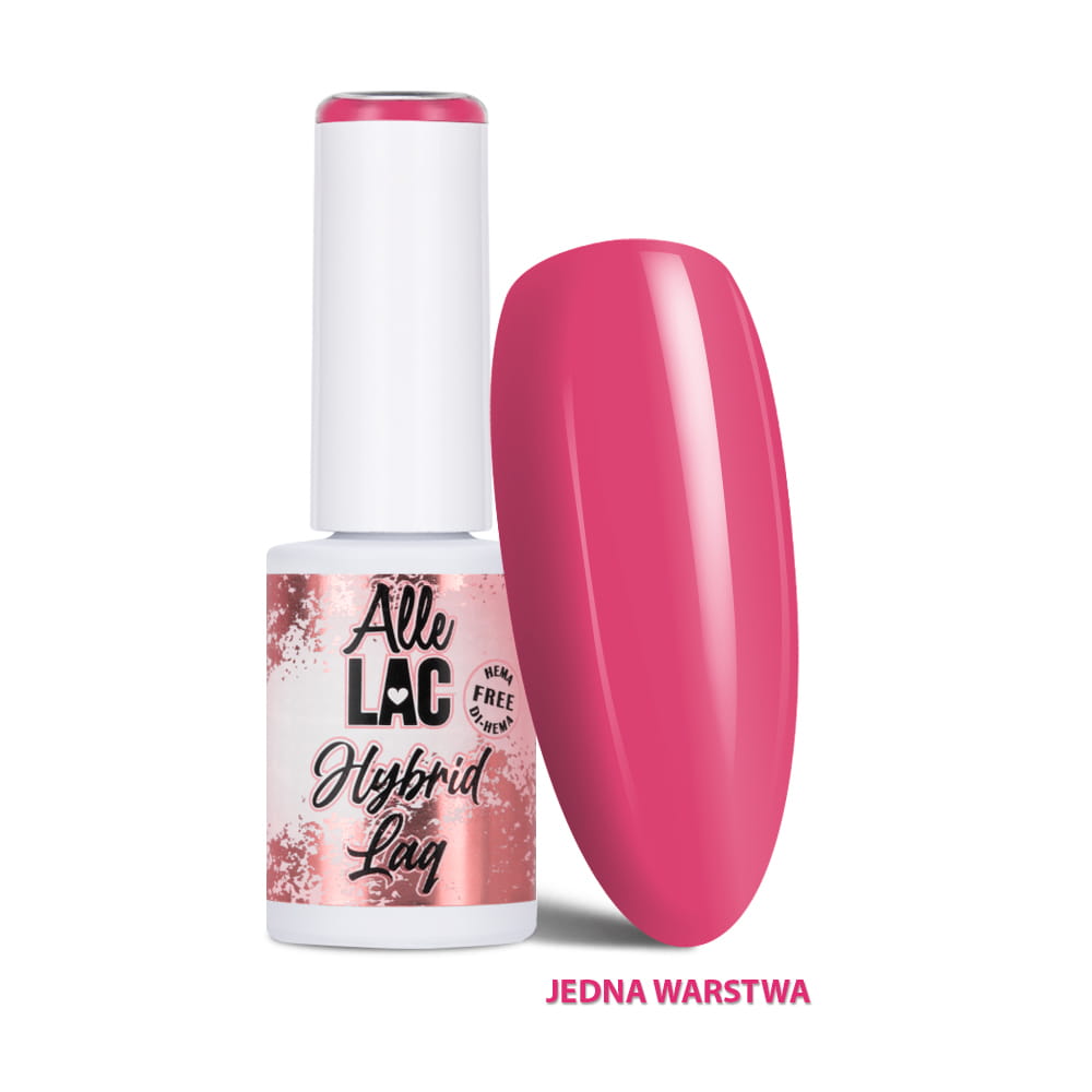 Lakier hybrydowy LED/UV Gel Polish Pinks Coral AlleLac HEMA/Di-HEMA Free 6g