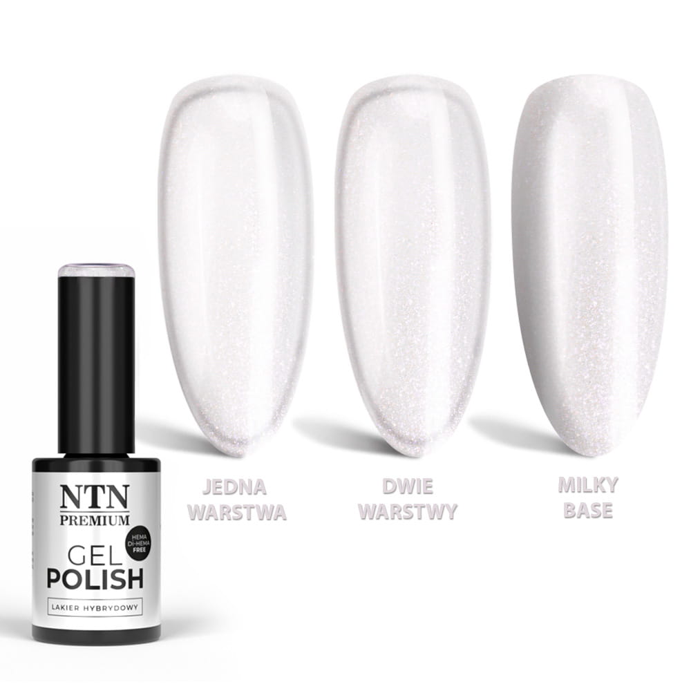 Lakier hybrydowy LED/UV Gel Polish Whites Nr 474 Limited Edition NTN Premium HEMA/Di-HEMA Free 5g