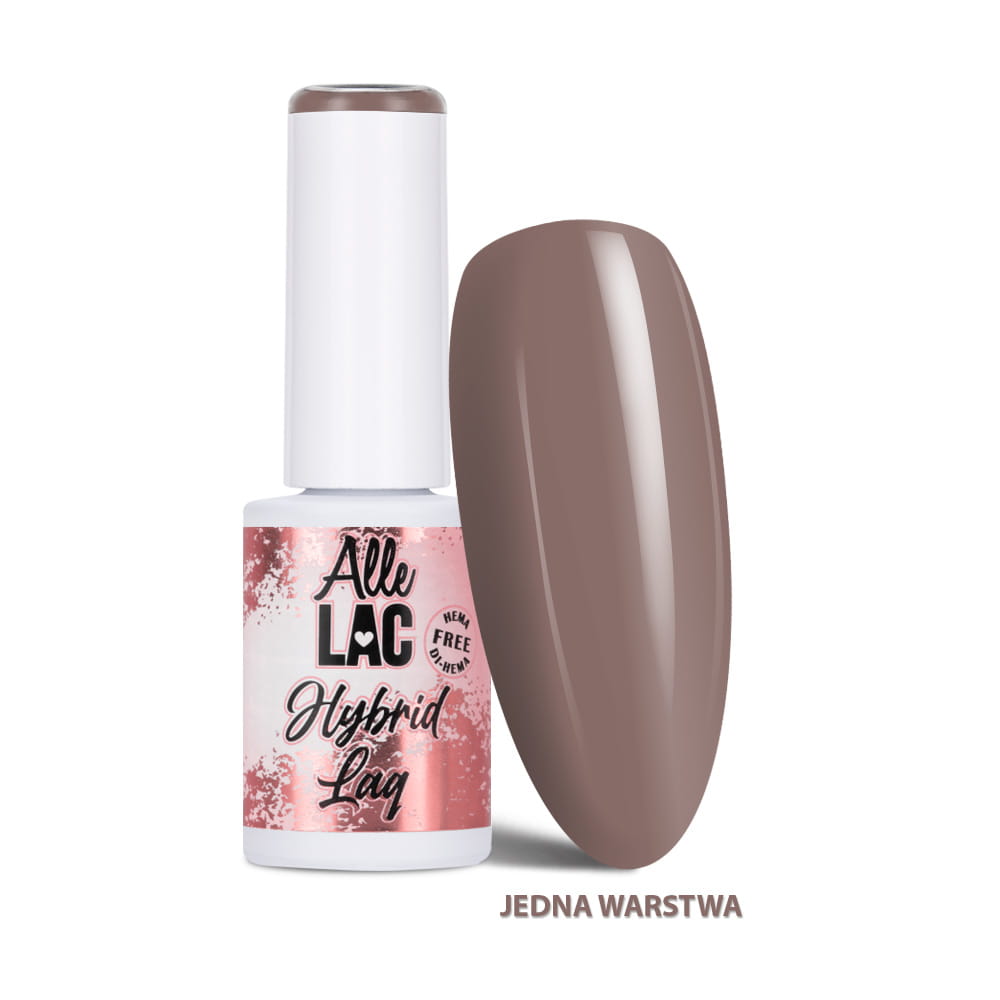 Lakier hybrydowy LED/UV Gel Polish Browns B3 Cocoa AlleLac HEMA/Di-HEMA Free 6g