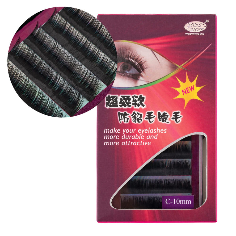 Rzęsy na pasku Stars Colors Ultra soft supernatural C-10mm