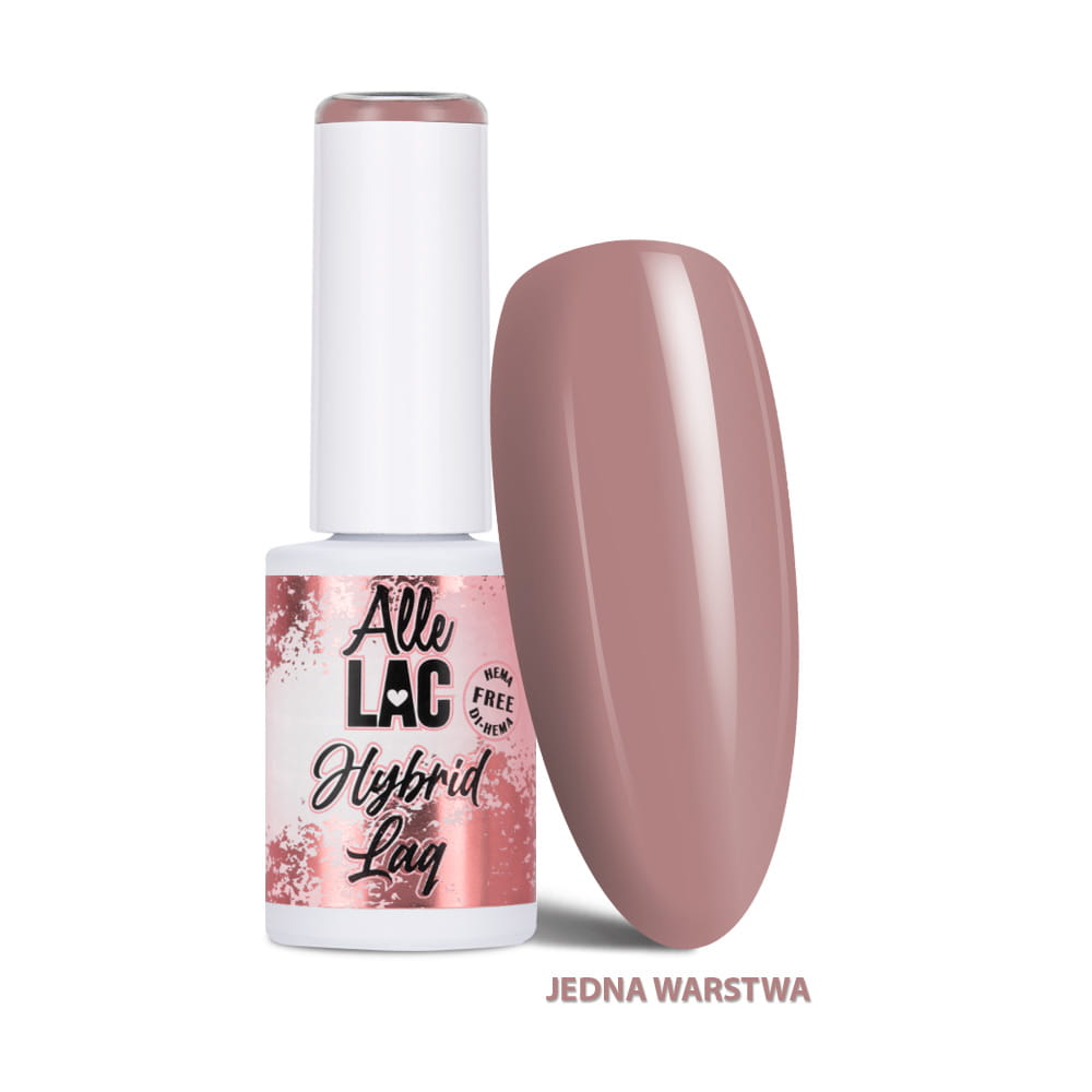 Lakier hybrydowy LED/UV Gel Polish Browns B2 Rosie AlleLac HEMA/Di-HEMA Free 6g