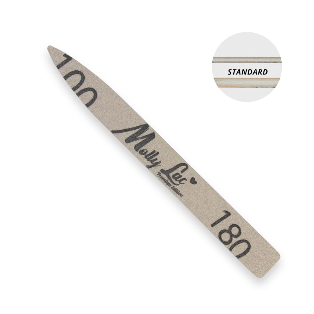 Pilnik do paznokci bezpieczny pakiet kredka ołówek MollyLac Standard 100/180