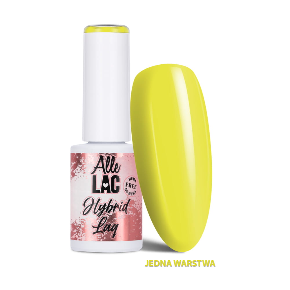 Lakier hybrydowy LED/UV Gel Polish Yellows Y3 Sunkiss AlleLac HEMA/Di-HEMA Free 6g