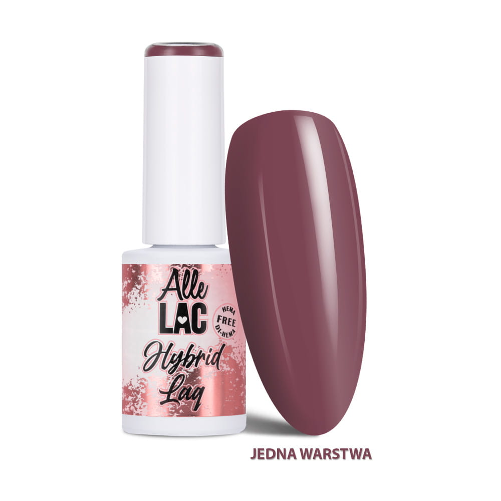 Lakier hybrydowy LED/UV Gel Polish Browns B6 Dusty Rose AlleLac HEMA/Di-HEMA Free 6g