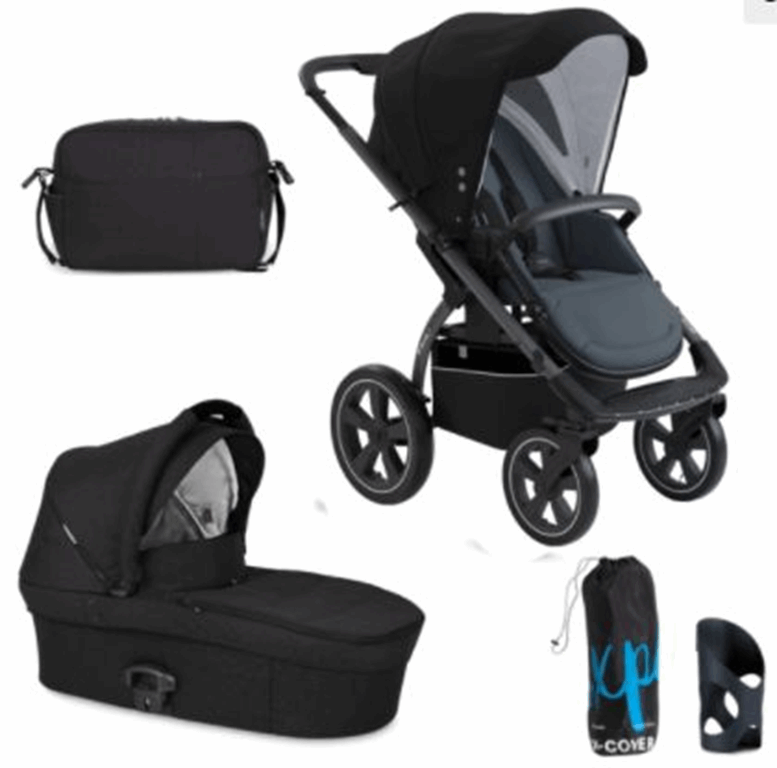 X-Lander, X-Move 2021 - wózek głęboko-spacerowy-Astral Black