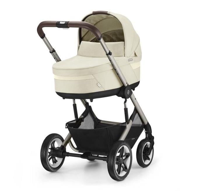 Cybex Talos S Lux - wózek głęboko-spacerowy-Seashell Beige (Taupe Frame)