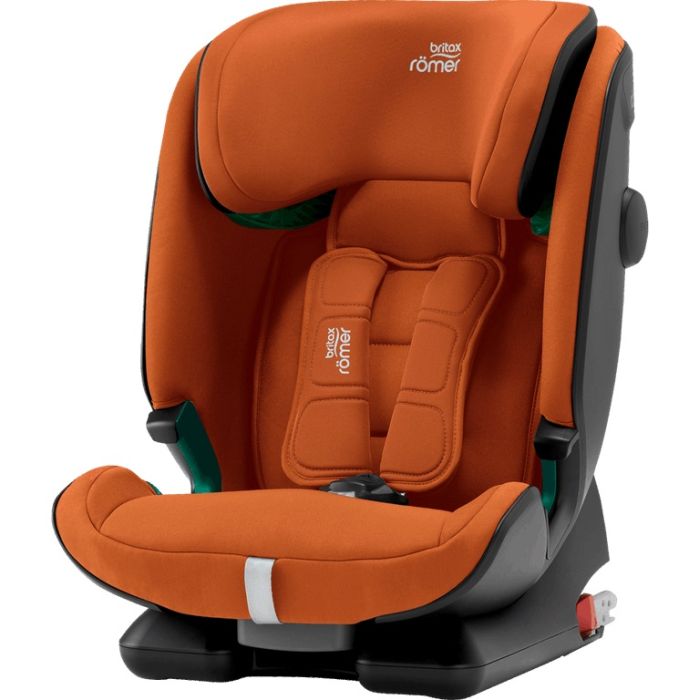 Britax Romer Advansafix i-Size - fotelik samochodowy dla dzieci od 76 do 150 cm wzrostu, od 15 miesiąca do 12 roku życia-Golden Cognac