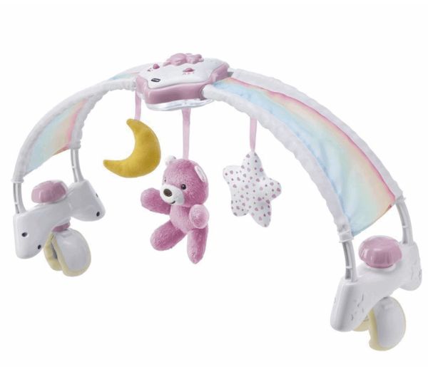 Chicco First Dreams - Panel, lampka na łóżeczko Rainbow Sky - 10473-Rosa