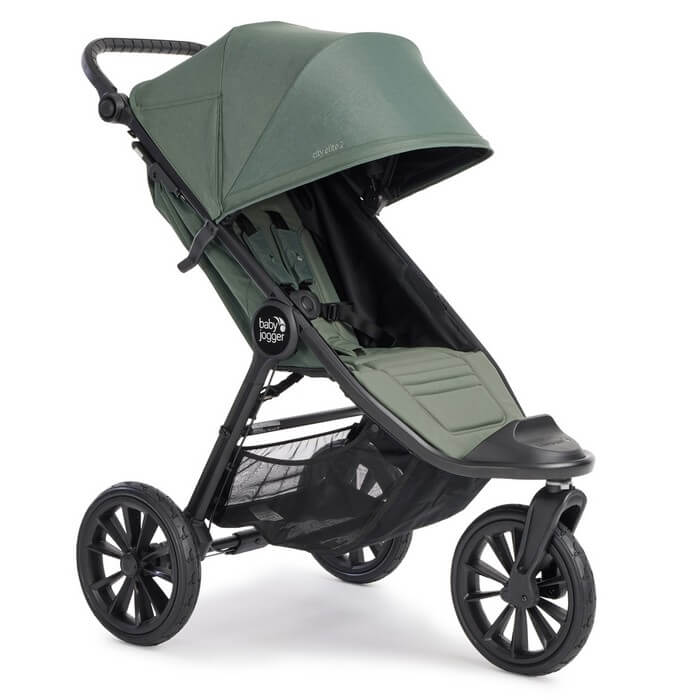 Baby Jogger City Elite 2 - trójkołowy wózek spacerowy-Briar Green