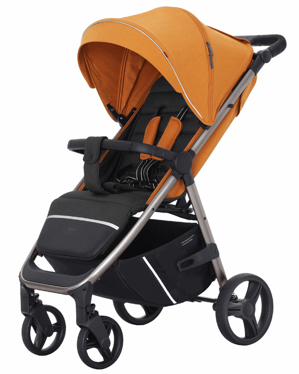 Carrello Bravo Plus - wózek spacerowy do 22 kg-Tiger Orange