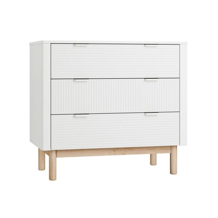 Pinio Miloo - komoda 3 szufladowa-Biały