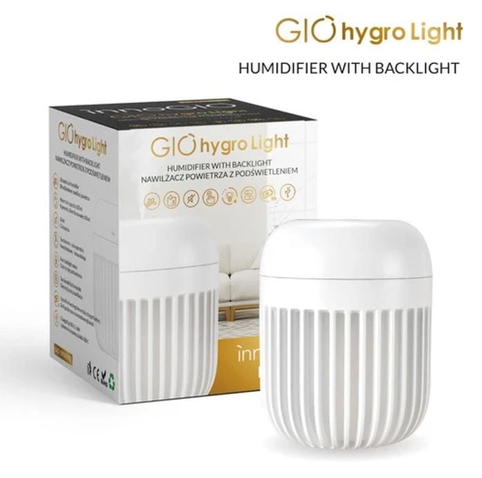 Innogio Giohygro Light - nawilżacz powietrza z lampką Gio -190-White