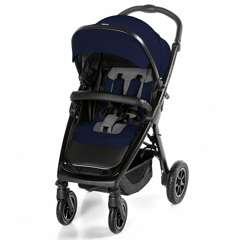 Espiro Sonic Air - wózek spacerowy na pompowanych kołach -03 Navy City