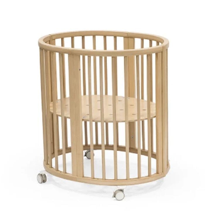 Stokke Sleepi Mini V3 owalne łóżeczko dziecięce-Natural
