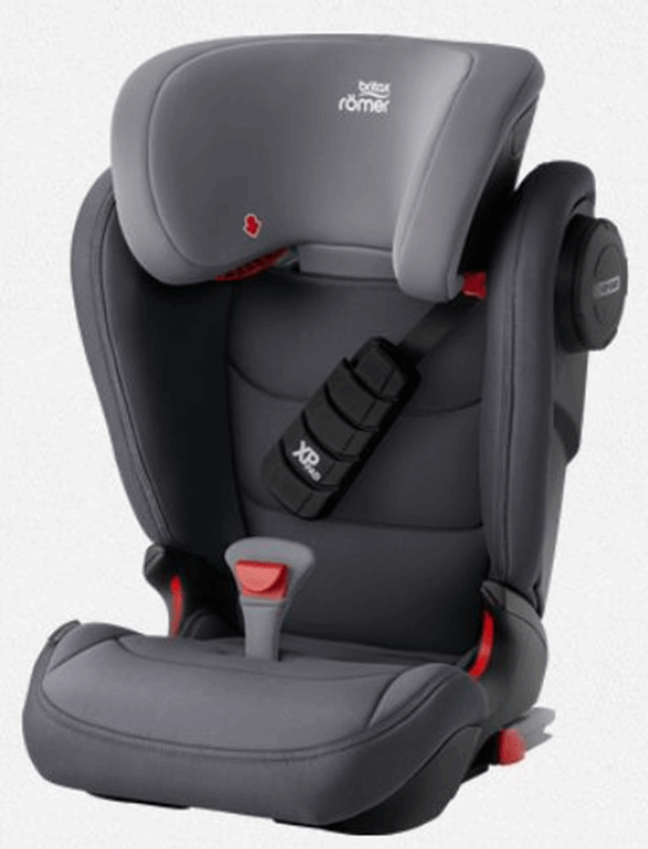 Britax Romer, Kidfix III S - fotelik samochodowy od 3.5 lat - 12 lat, 15 - 36 kg -Storm Grey