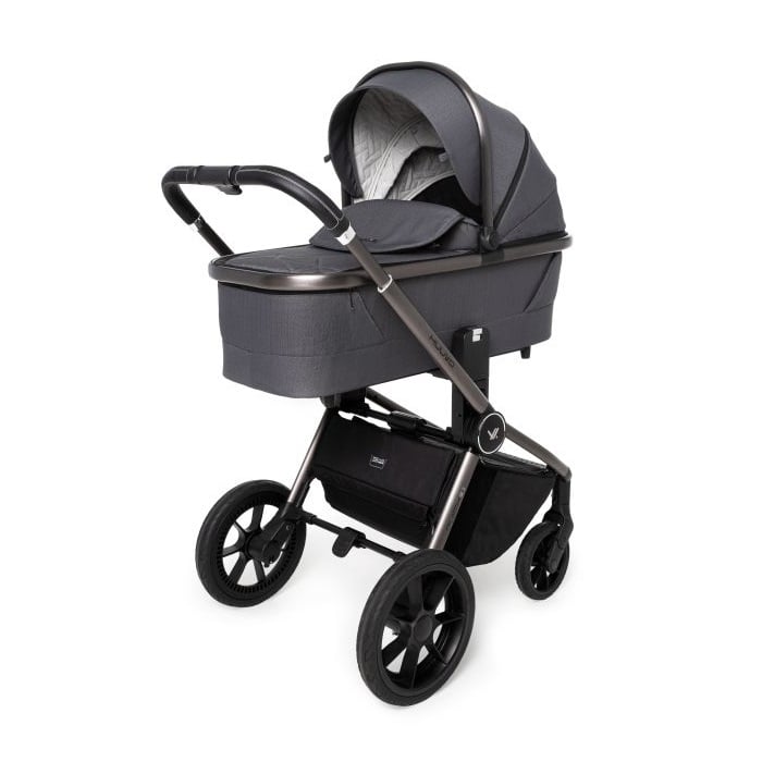 Muuvo Quick SE 2 - stylowy wózek głęboko-spacerowy z torbą-Diamond Graphite