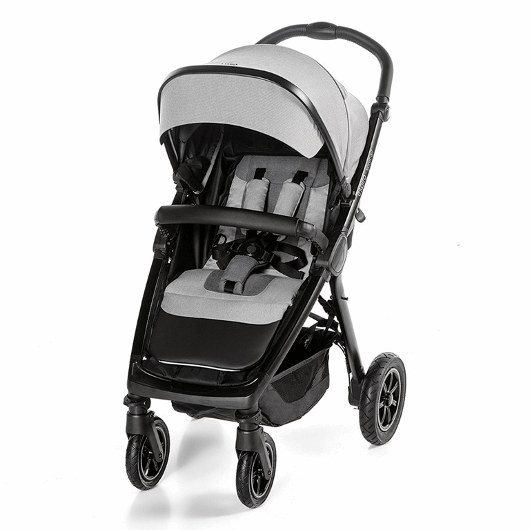 Espiro Sonic Air - wózek spacerowy na pompowanych kołach -07 Gray Center