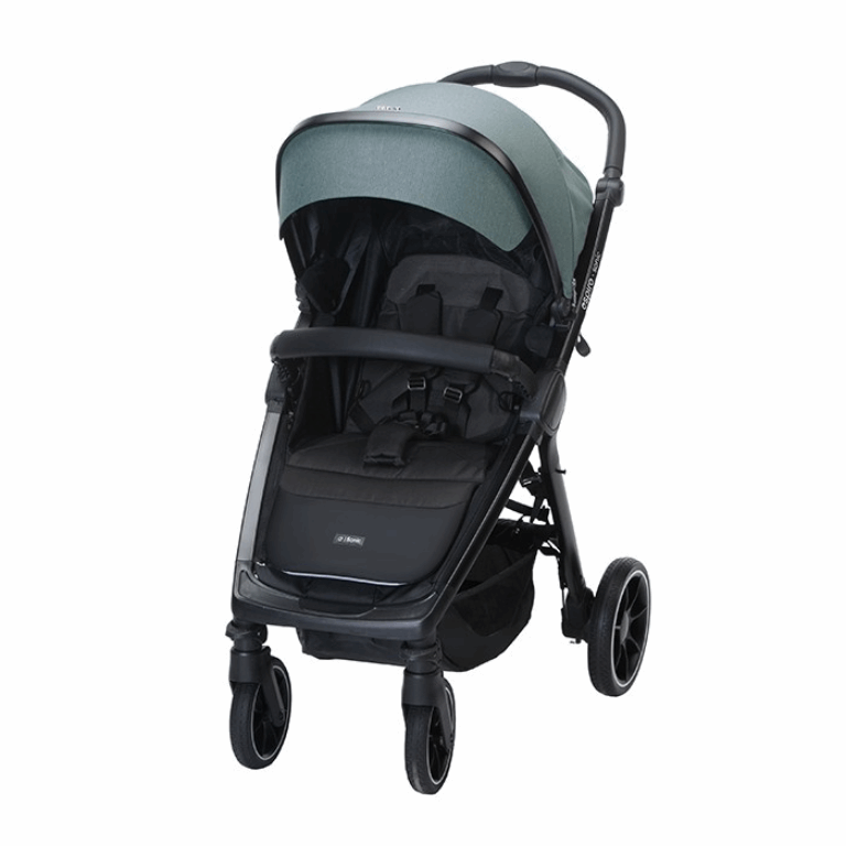 Espiro Sonic Gel 2022 - wózek spacerowy na bezobsługowych kołach-105 Natural Turquoise