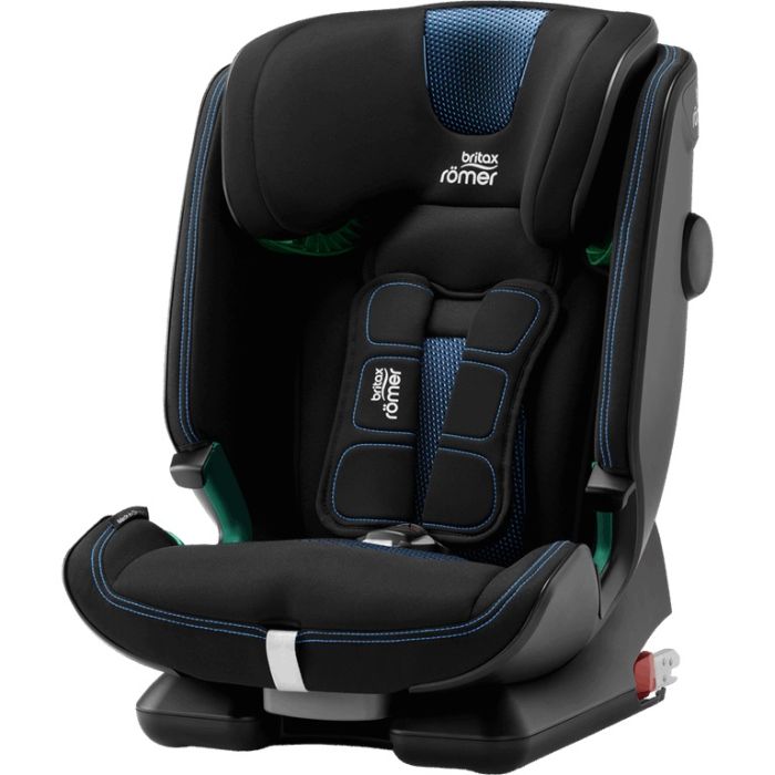Britax Romer Advansafix i-Size - fotelik samochodowy dla dzieci od 76 do 150 cm wzrostu, od 15 miesiąca do 12 roku życia-Cool Flow - Blue