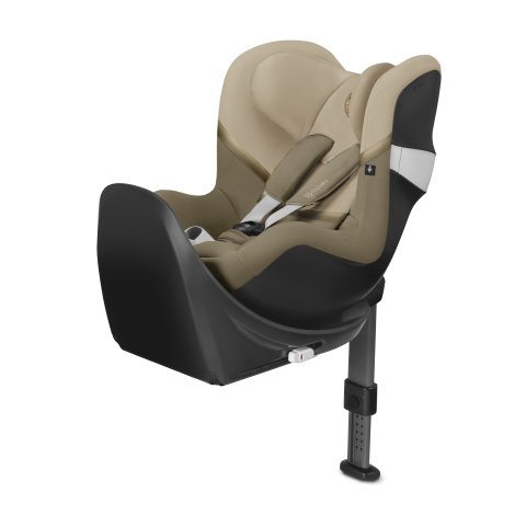 Cybex, Sirona M2 I-Size - fotelik samochodowy bez bazy od urodzenia do 105 cm, do ok. 4 lat-Manhattan Grey-Classic Beige