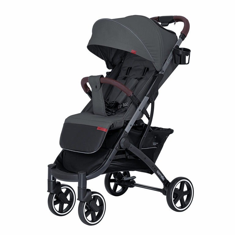 Carrello Astra 2022 - dziecięcy wózek spacerowy-Raven Grey