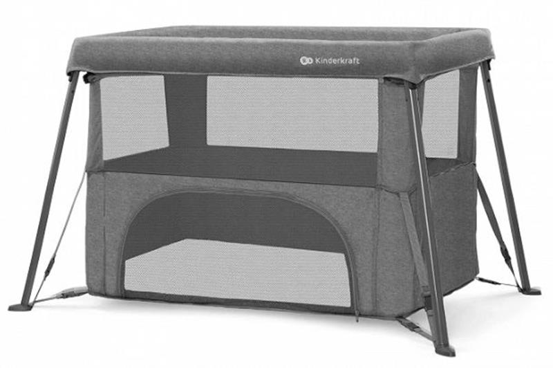 Kinderkraft Cami - łóżeczko turystyczne 3w1-Grey