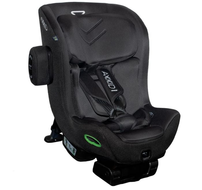 Axkid Movekid - fotelik samochodowy 61-125 cm 0-36 kg-Tar Black