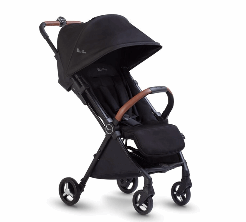 Silver Cross, Jet 2.0 - lekki wózek spacerowy-Black