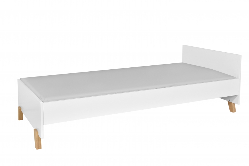 Novelies, Zara - łóżko 90x200-Biały