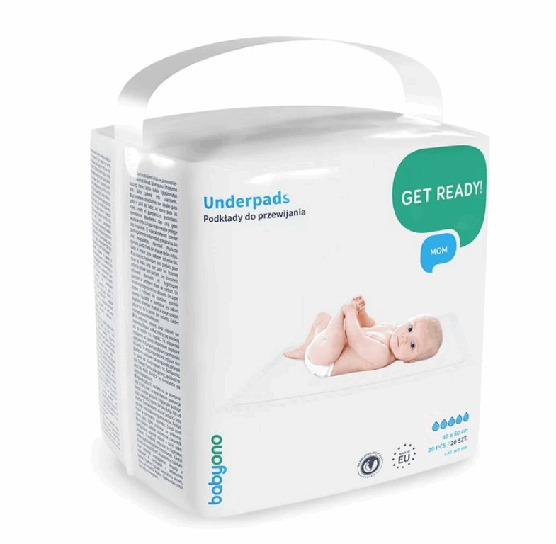Baby Ono Podkłady higieniczne do przewijania 40 x 60 cm - 20 szt. - 598