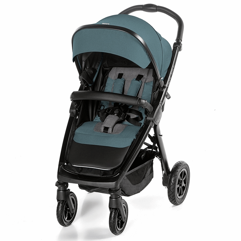 Espiro Sonic Air - wózek spacerowy na pompowanych kołach -05 Turquoise Island