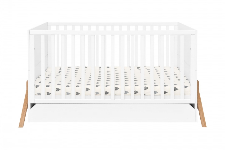 Bellamy, Lotta - łóżeczko 70x140 z szufladą-Biały