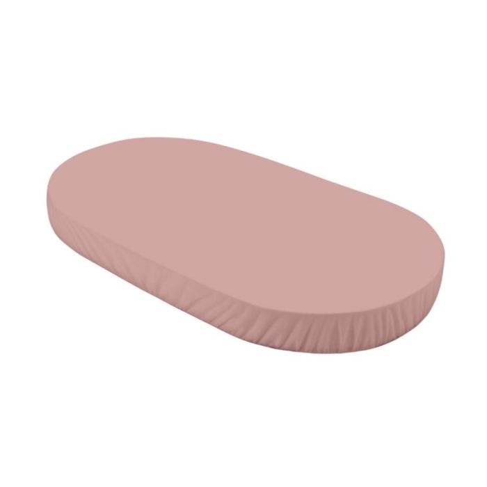 Waldin Prześcieradło 123 x 73 do łóżeczka owalnego 7w1-Różany